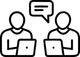 Diverse friendly coworkers talk using digital tablet in office Indian manager discusses with Latin employee during meeting in office lobby discussing project teaching new employee vector