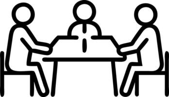 Diverse business people partners group negotiating boardroom meeting multiracial executive team discussing financial partnership agreement project strategy brainstorming sitting ta Set 5 vector