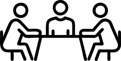 Diverse business people partners group negotiating boardroom meeting multiracial executive team discussing financial partnership agreement project strategy brainstorming sitting ta Set 8 vector