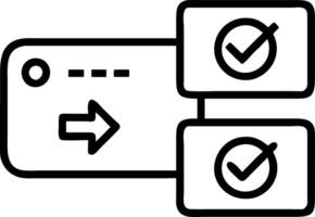 Digital interface displays task approval with Approve and Reject buttons representing workflow approval processes and decision making vector