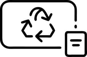 Digital interface showcasing Life Cycle Assessment with surrounding sustainability icons for recycling transportation production and environmental conservation vector