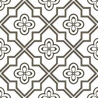 Develop a seamless pattern featuring antique frames sophisticated tile layouts ornate curls decorative elegance vector