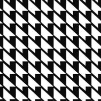 Design a seamless pattern featuring classic black and white houndstooth with a vintage twist for a timeless textile design vector