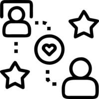 Customer engagement represented by floating holographic icons for customer profiles loyalty programs and engagement metrics in a marketing scenario vector