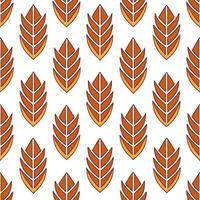 Cozy autumn knit seamless tile pattern with warm colors and textured details vector
