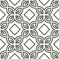 Contemporary frame seamless tile pattern with abstract designs and modern flair vector