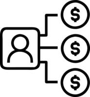 Concept illustrating loan and lending cash for asset purchases with digital interface displaying loan icons financial management interest rates for individuals or businesses concep vector