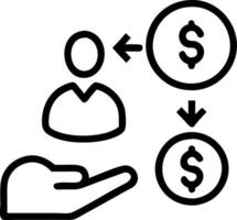 Concept depicting payroll management and financial processing system with businessman handling payroll tasks displaying icons for payment employee salaries scheduling finance analy vector