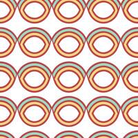 Combine retro wave designs tile layout vintage banners dynamic seamless pattern on white background vector