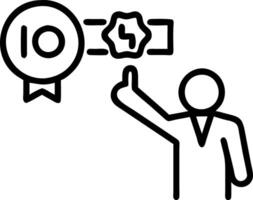 Businessman touches ISO certification symbols on digital interface representing quality assurance compliance global standards and international standardization vector