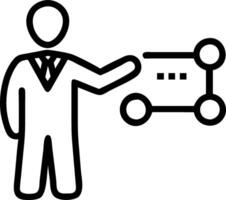 Businessman points to SEM icons on digital interface representing search engine marketing SEO strategies and online advertising rankings vector
