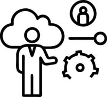 Businessman interacts with SASE icons on digital interface representing secure access service edge technology cloud security network management and cybersecurity solutions concept Set 2 vector