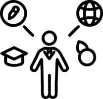 Businessman interacting with holographic task management checklist on a digital interface Set 8 vector