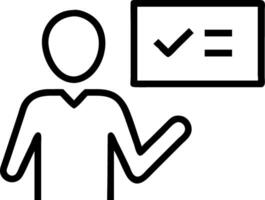 Business professional tracking task completion progress with interactive digital bar vector