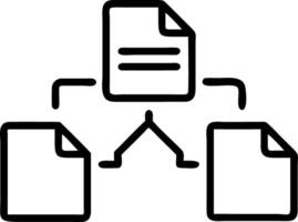 Business professional organizing documents using holographic file management systems vector