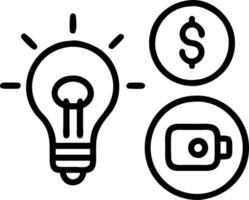 budget plan for utility expenses comparing tariffs turning off lights using smart thermostats lowering bills maintaining comfortable lifestyle vector
