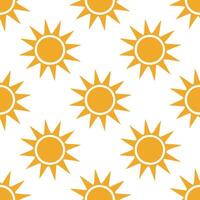 Bright spring sunshine seamless pattern with golden light and vivid flowers for a cheerful vibrant spring design Set 2 vector