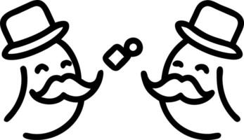 Beside creaky chairs levity and laughter humor whimsy performers swap hats mustaches mime royal feast nibbling imaginary grapes bursting subtle chuckles vector