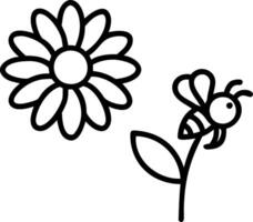 Bee gathers nectar from yellow chrysanthemum flowers in autumn garden showcasing pollination and natures cycle Set 4 vector