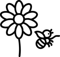Bee gathers nectar from yellow chrysanthemum flowers in autumn garden showcasing pollination and natures cycle vector