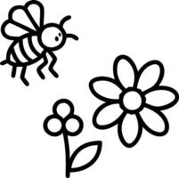 Bee gathers nectar from yellow chrysanthemum flowers in autumn garden showcasing pollination and natures cycle Set 2 vector