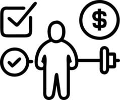Assemble budget plan fitness goals comparing gym memberships DIY workouts selecting balanced nutrition ensuring steady health improvements no chaos vector