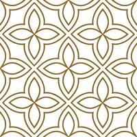 Art deco seamless pattern with luxurious gold accents and symmetrical designs for elegant projects vector