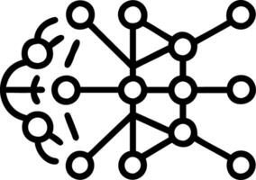AI powered solutions neural network graphics and machine learning models vector