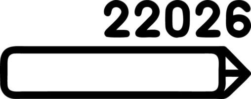 A loading bar from 2026 to 2026 for role play pushing teams to schedule tasks set goals and manage deadlines effectively vector