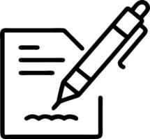 A holographic pen signs a floating digital document symbolizing secure digital signatures and authentication processes Set 5 vector