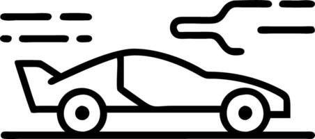 A holographic race car symbolizing speed performance and innovation in high speed transportation in a digital transport interface vector