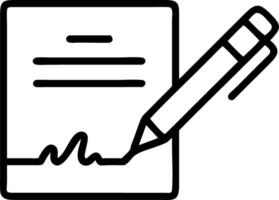 A holographic pen signs a floating digital document symbolizing secure digital signatures and authentication processes vector