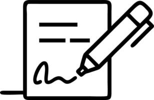 A holographic pen signs a floating digital document symbolizing secure digital signatures and authentication processes Set 8 vector