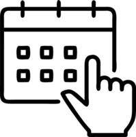 A holographic calendar with upcoming events tapped by a guiding hand optimizing scheduling and resource allocation vector
