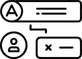 A glowing interface shows multiple language options for users representing interactive language selection and global accessibility vector