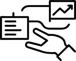 A glowing hand interacting with layered charts and graphs to represent a transparent workflow vector