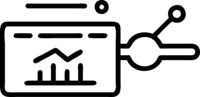 A futuristic dashboard with active data streams glowing above a device illustrating dynamic dashboards vector