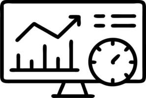 A dashboard displaying real time operational data with highlighted metrics illustrating real time metrics and performance monitoring vector
