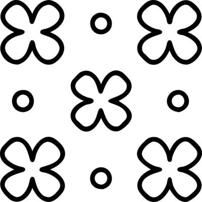 Whimsical blossom seamless tile pattern with playful flowers and bright colors perfect for childrens rooms Edition