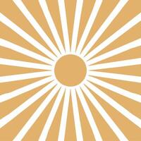 Warm summer sun seamless tile pattern with honey and amber hues for to cozy sunlit home environment vector