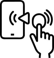 voice recording man touching microphone icon smartphone mobile application record sound audio music voice message use voice direct AI search information internet Set 8 vector