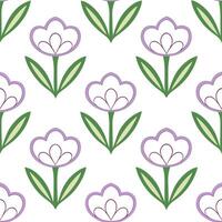 Vintage spring garden seamless pattern with peonies and irises for nostalgic garden spaces Set 2 vector