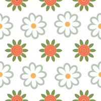 Vintage spring garden seamless pattern with peonies and irises for nostalgic garden spaces vector