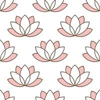 Vintage spring flower seamless pattern with peonies and magnolias for sophisticated interiors vector