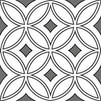 Vintage mosaic seamless pattern with intricate tile arrangements for decorative walls vector