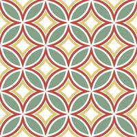Vintage mosaic seamless pattern with colorful tiles for vibrant decor vector