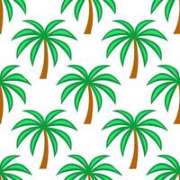 Vibrant summer leaves seamless pattern with banana leaves and tropical greenery for bold summer vibes Set 2 vector