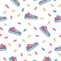 Vibrant retro polygon seamless tiles energetic colors on pure white background perfect for digital backgrounds Edition vector