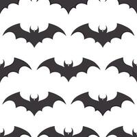 Vampires and bats seamless tile pattern with gothic elements and dark hues for spooky Halloween decor vector