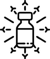 Vaccine Covid 19 coronavirus vaccination vaccine bottle covid19 immunization treatment glowing blue Low polygon particle triangle style design Wireframe light connection structure Set 2 vector